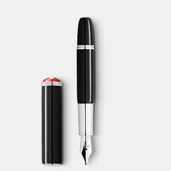 Montblanc - Stilografica Heritage Rouge et Noir “Baby” Edizione Speciale Nera F