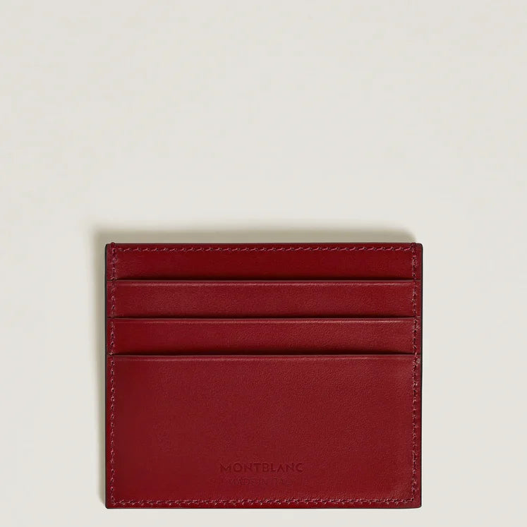 Montblanc - Porta Carte 6 Scomparti Meisterstück Ruggine Scuro