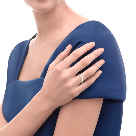 Recarlo Anello Solitario Maria Teresa ct. 0,31