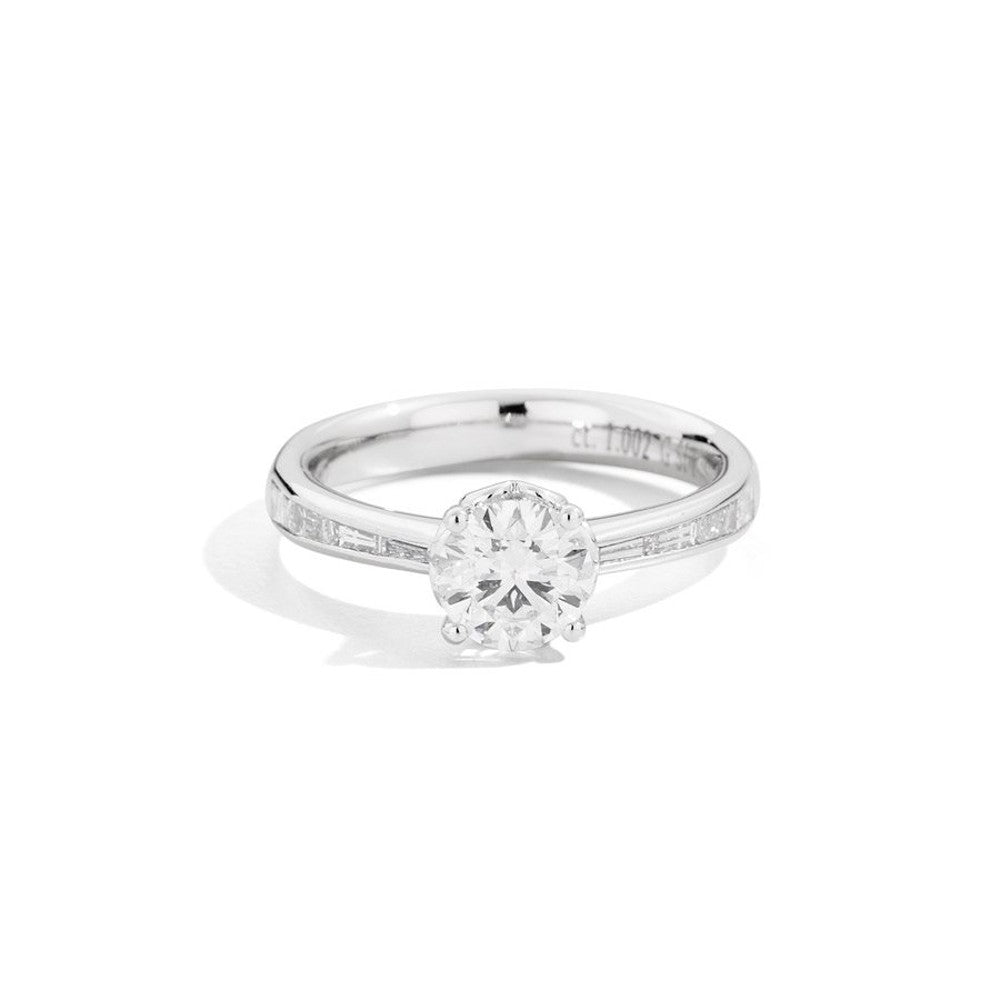 Recarlo Anello Solitario Brillante ct. 0,40