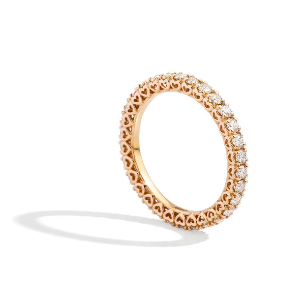 Recarlo Anello Veretta Anniversary in oro Giallo