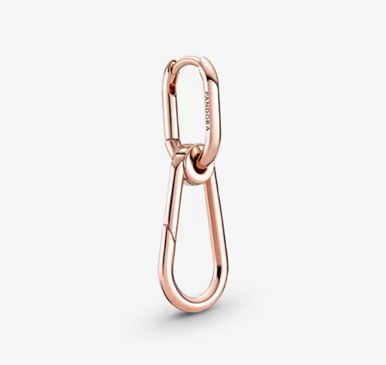 Pandora Orecchino Doppio Link