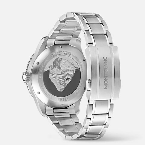 Montblanc Orologio 1858 Ice Sea Automatic Date Black