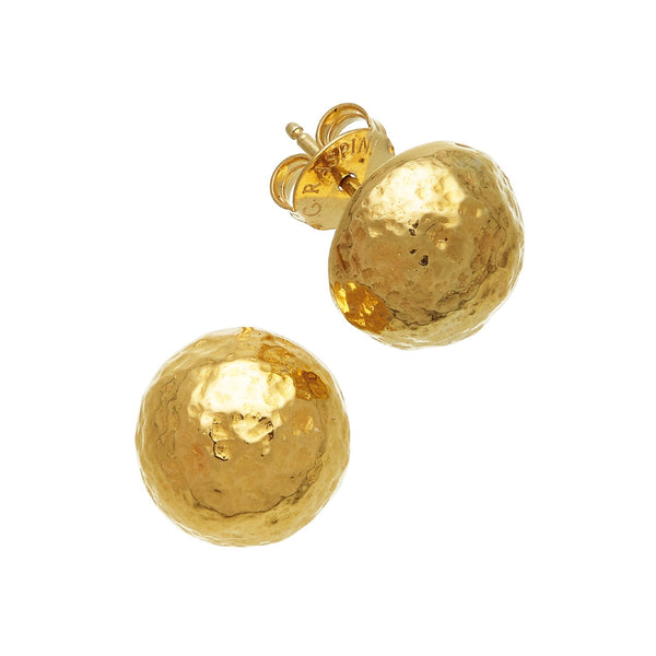 Giovanni Raspini Orecchini Bottone Super Bowl Piccoli Dorati