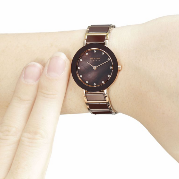 Bering - Orologio Brown Ceramic