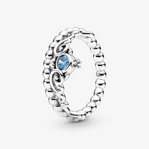 Pandora Anello con tiara blu di Cenerentola