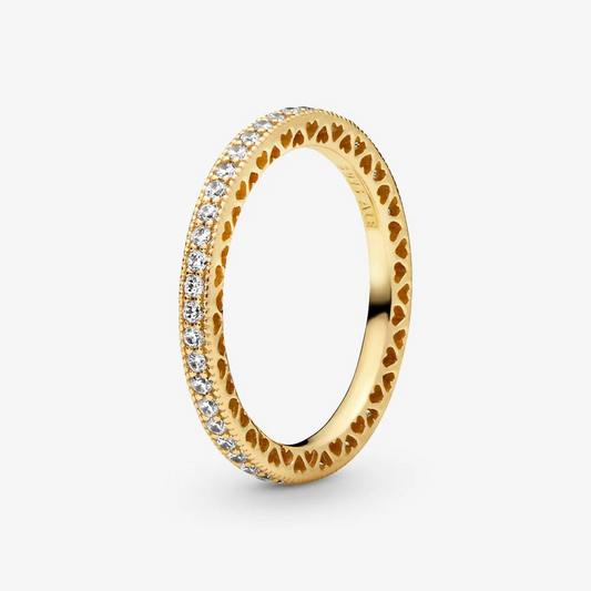 Pandora Anello Cuori scintillante