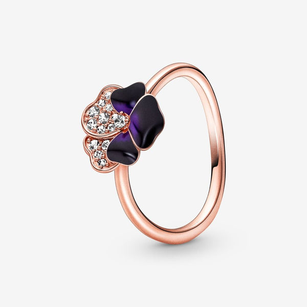 Pandora Anello Viola del Pensiero Luminosa