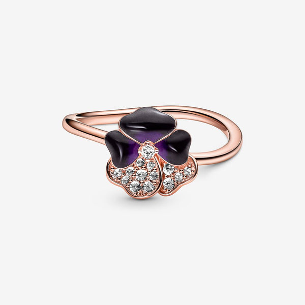 Pandora Anello Viola del Pensiero Luminosa