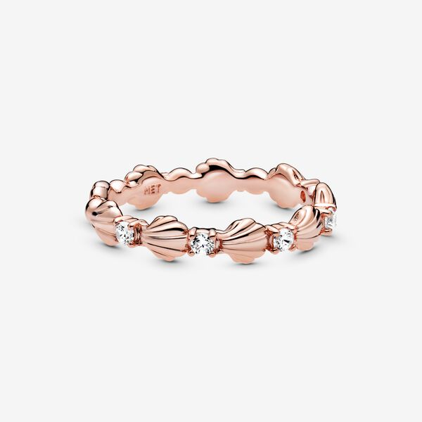 Pandora Anello a fascia con conchiglie scintillante