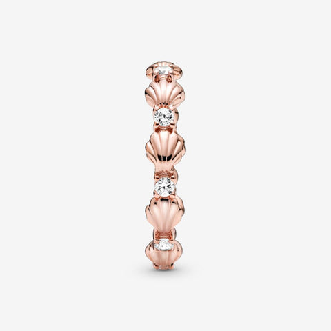 Pandora Anello a fascia con conchiglie scintillante