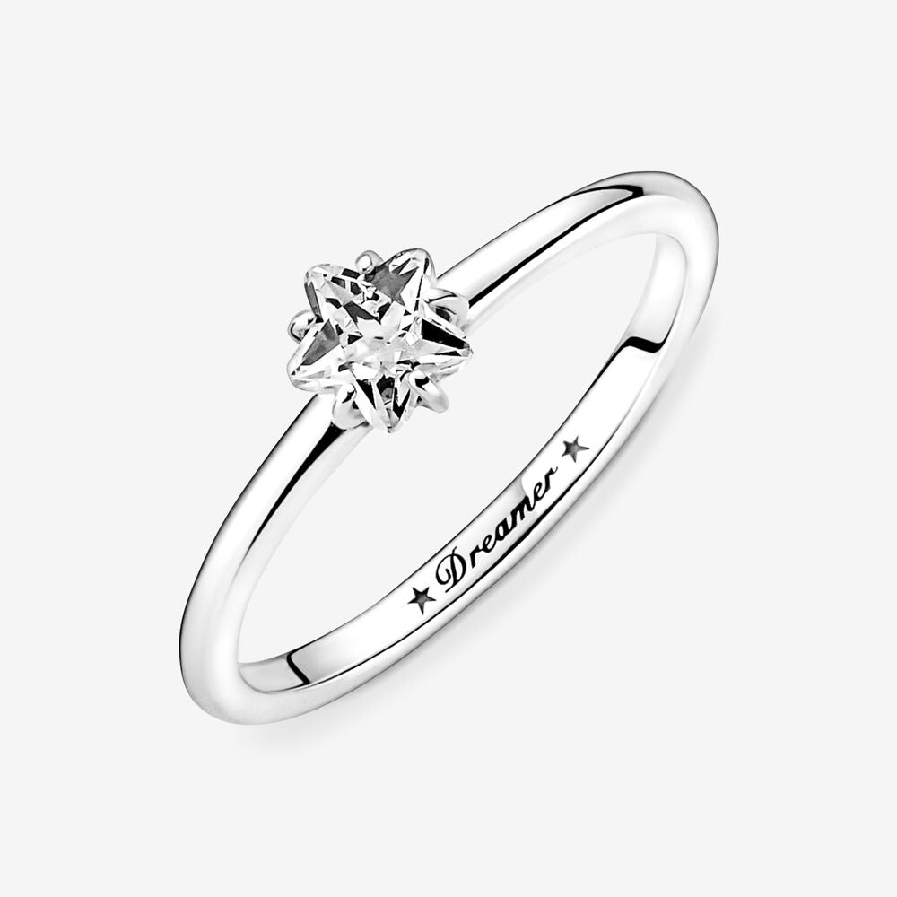 Pandora Anello Solitario Stella Celeste