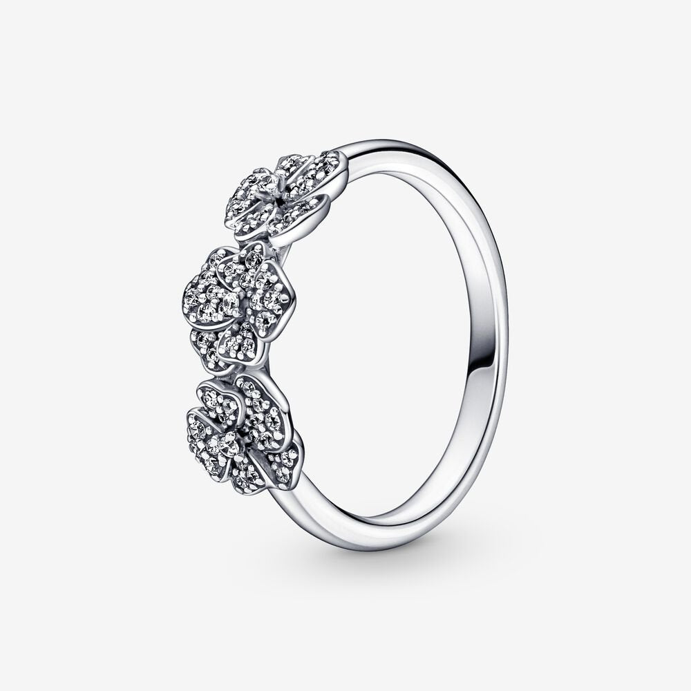Pandora Anello Viole del Pensiero Luminose