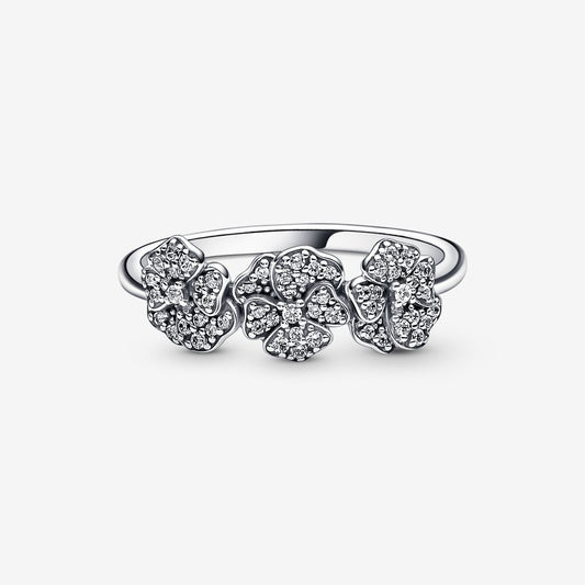 Pandora Anello Viole del Pensiero Luminose