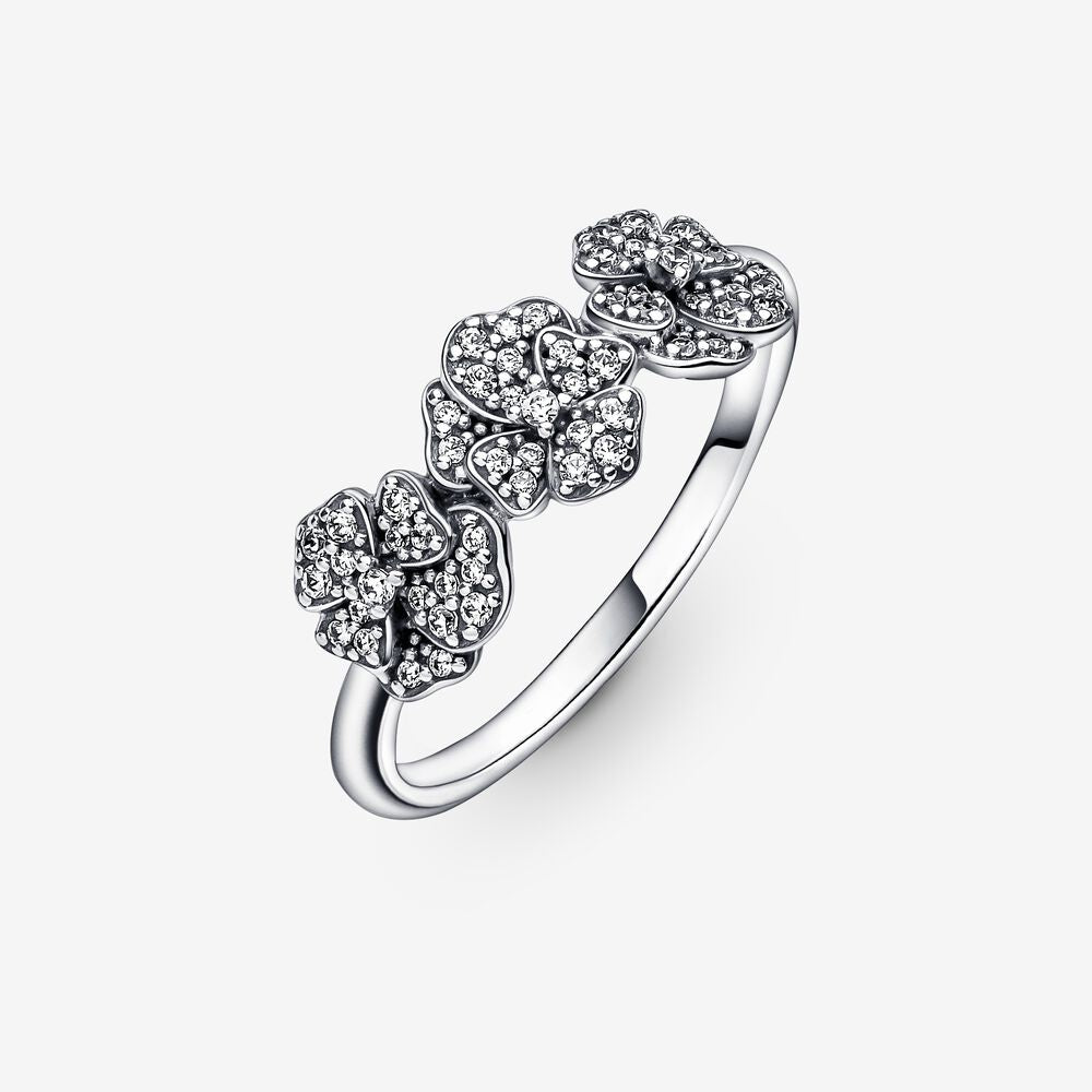 Pandora Anello Viole del Pensiero Luminose