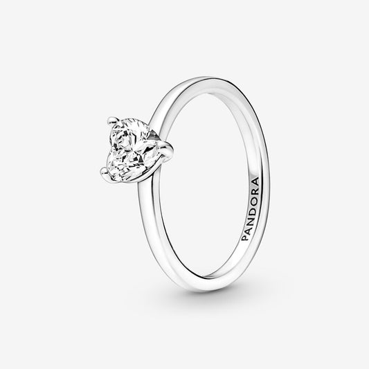 Pandora Anello Solitario con Pietra Cuore