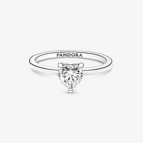 Pandora Anello Solitario con Pietra Cuore