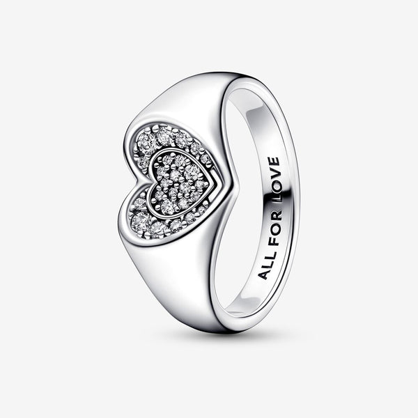 Pandora Anello Cuore Pavé Sigillo