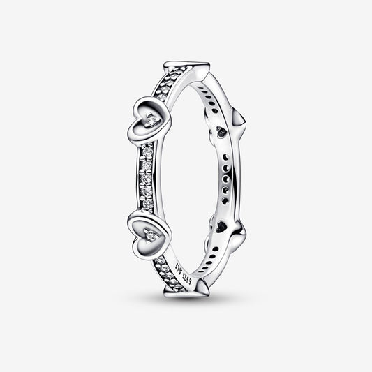 Pandora Anello Cuori Splendenti