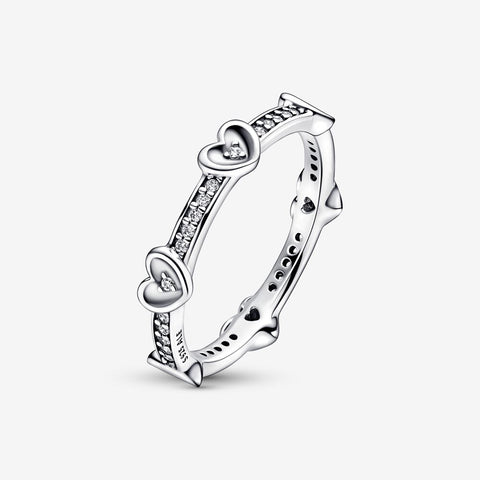 Pandora Anello Cuori Splendenti