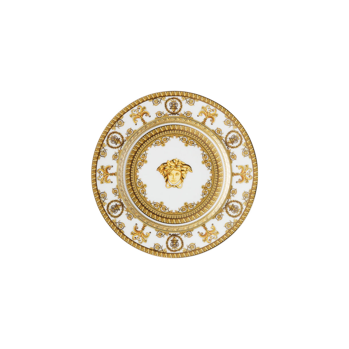 Versace Piatto piano Baroque Bianco 18 cm