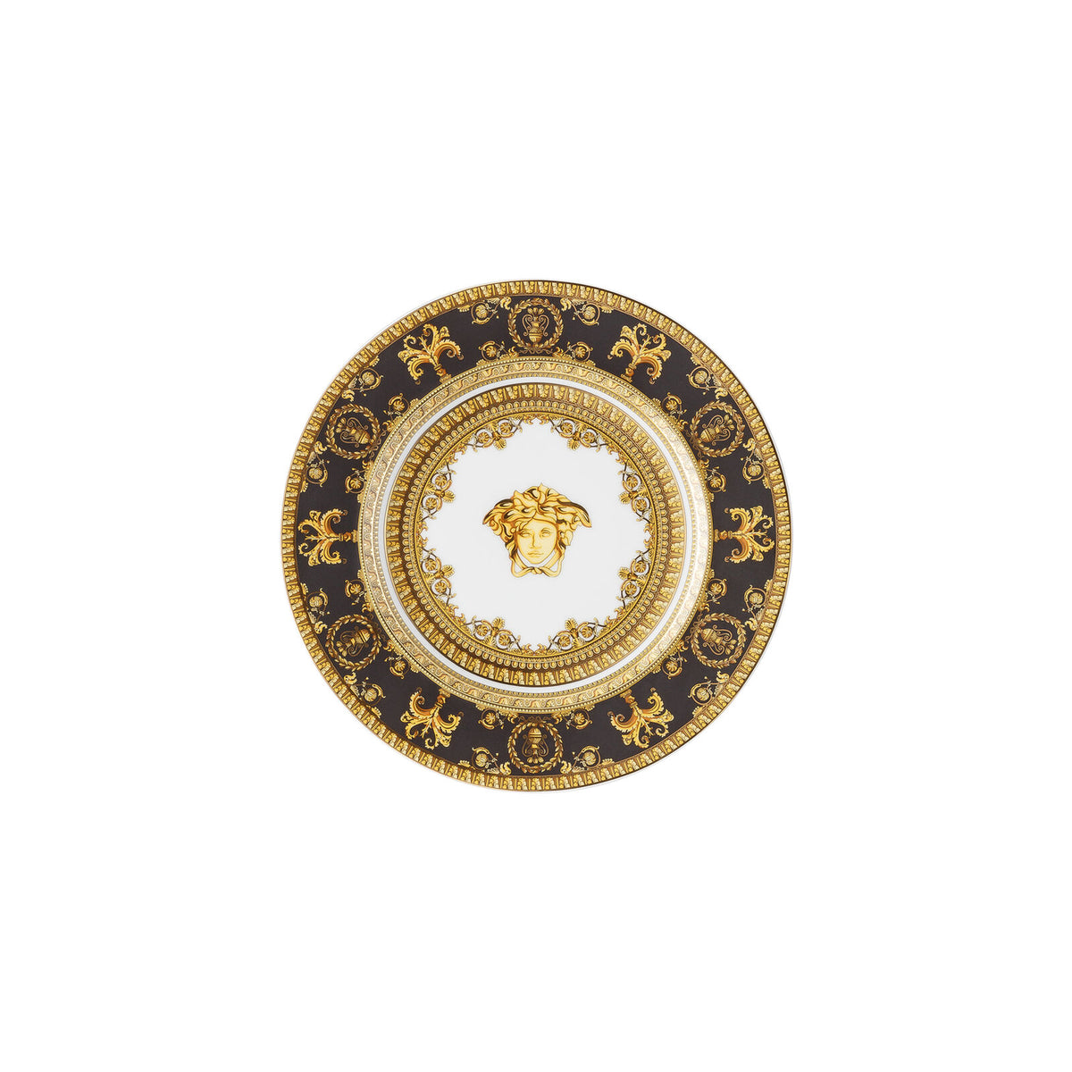 Versace Piatto piano Baroque Nero 18 cm
