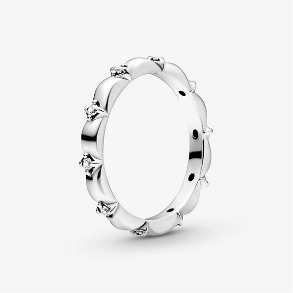 Pandora Anello a fascia Petali di fiore