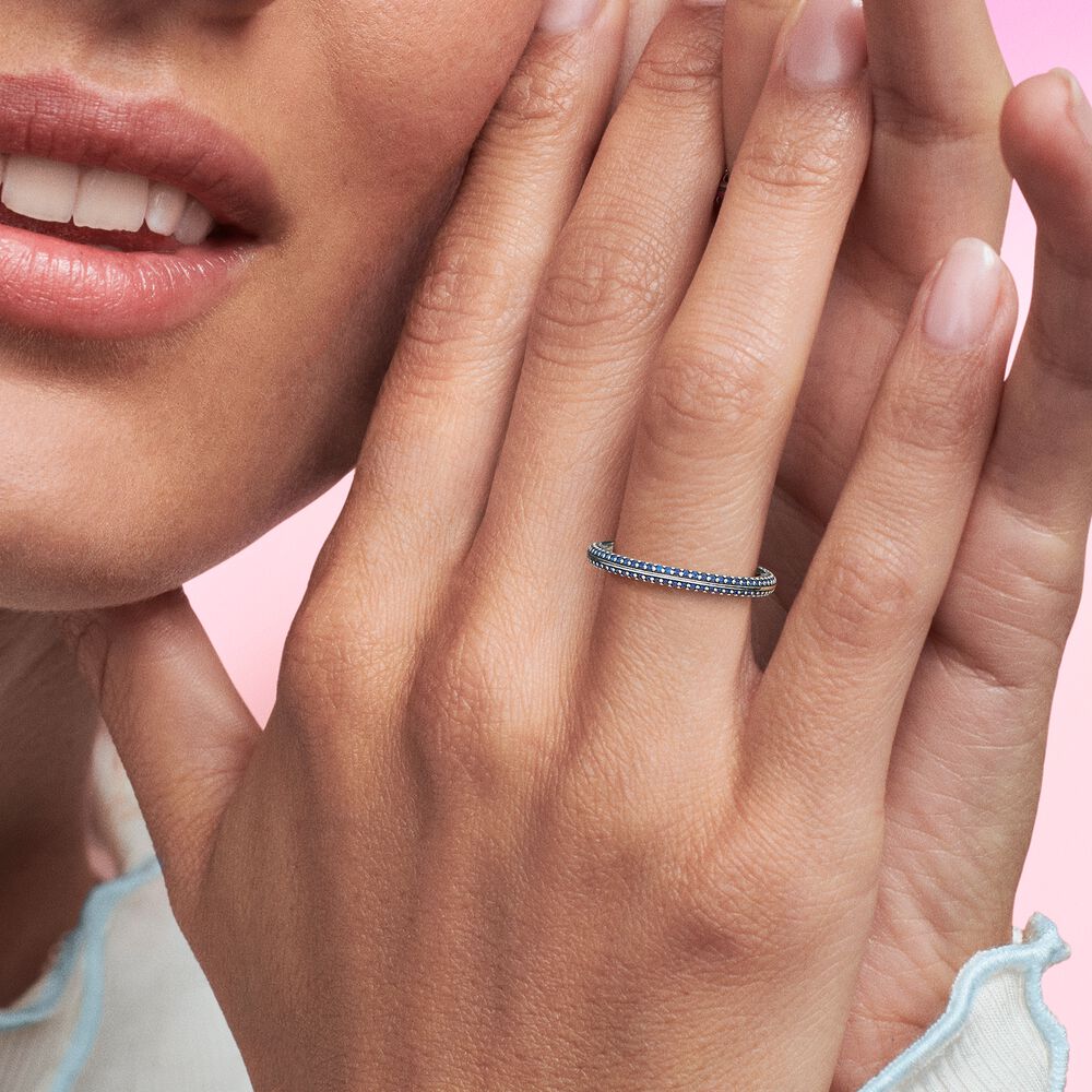 Pandora Anello Pietre Luminose Blu Pandora ME