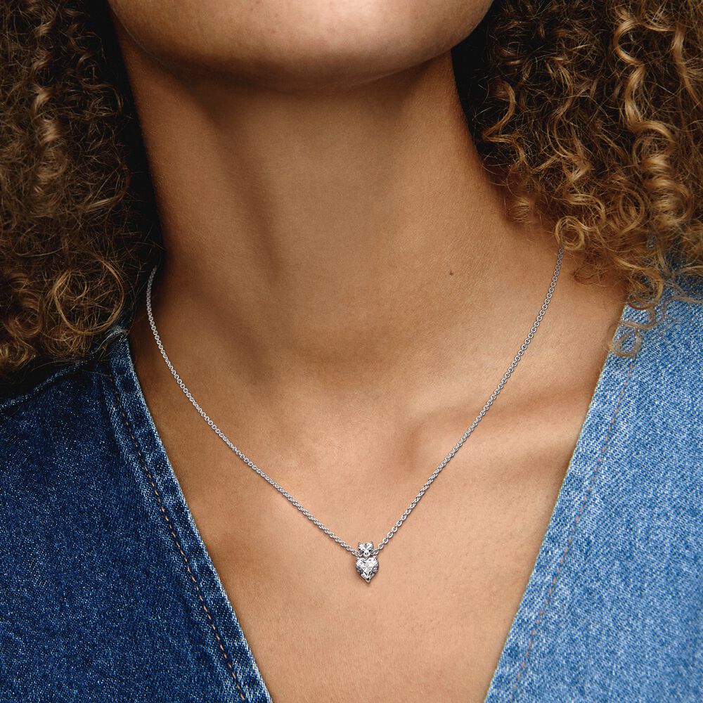 Pandora Collana Due Cuori