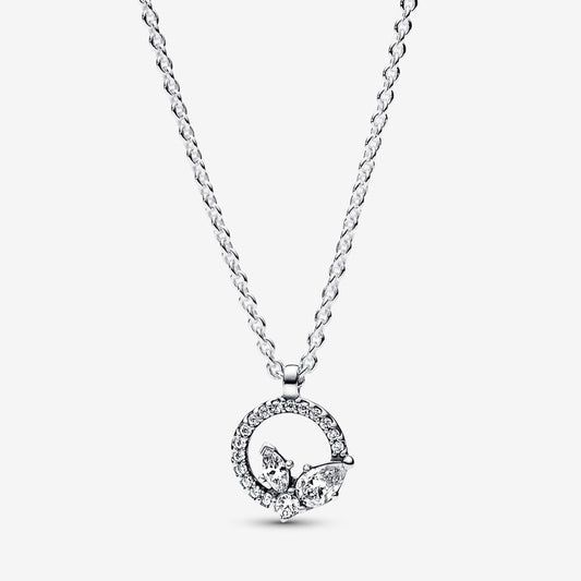 Pandora Collana Herbarium Cerchio e Petali Luminosi