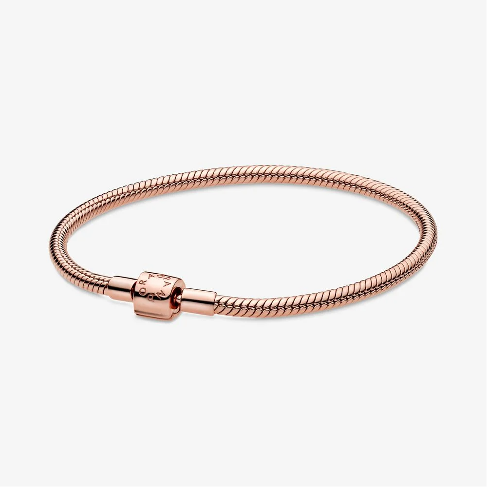 Pandora Bracciale Moments con maglia snake e chiusura a barile