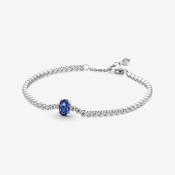 Pandora Bracciale Tennis con Pietra Blu
