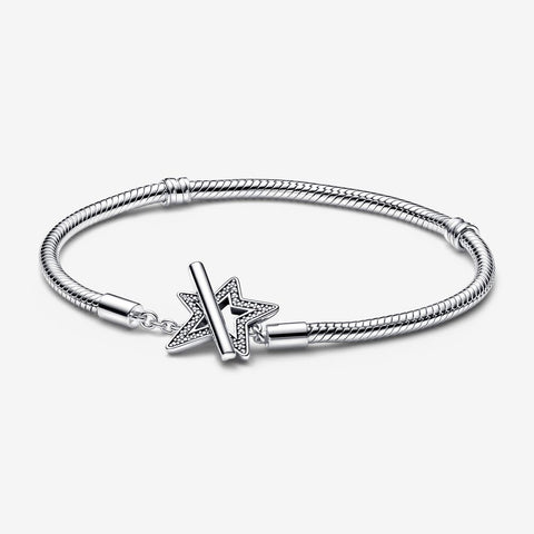 Pandora Bracciale con Chiusura a T e Stella
