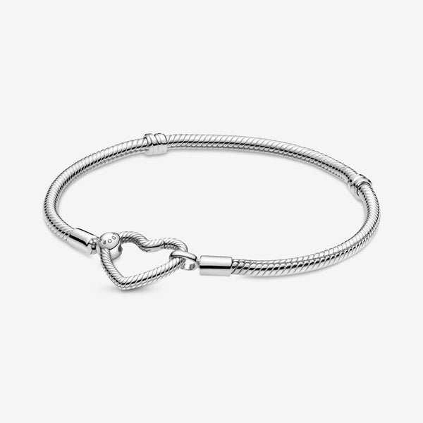 Pandora Bracciale con Chiusura a Cuore Componibile