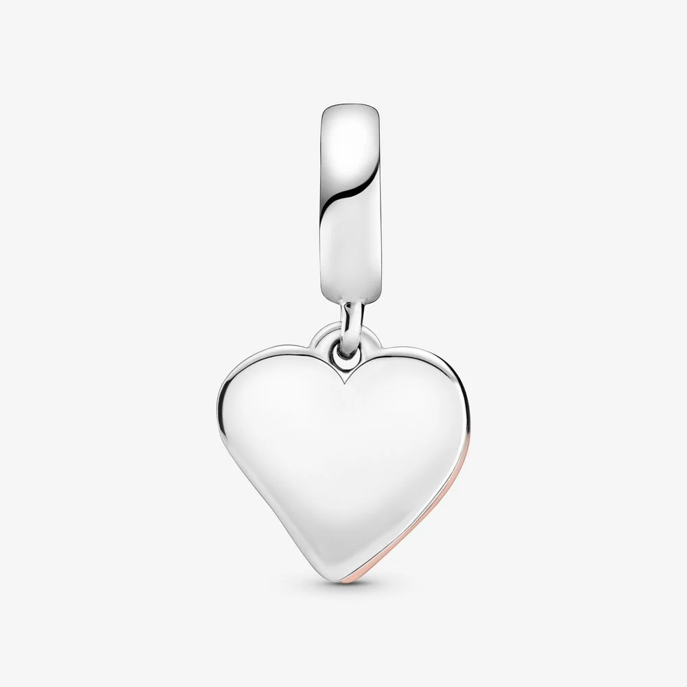 Pandora charm pendente con cuore scintillante