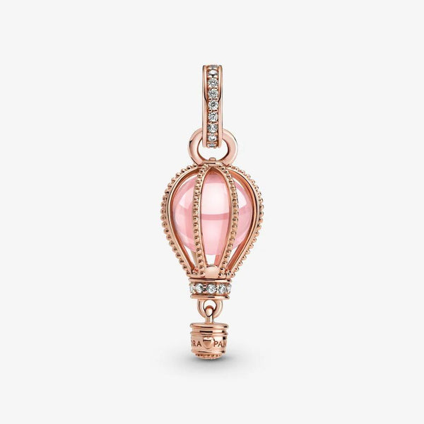 Pandora Charm pendente Mongolfiera rosa scintillante