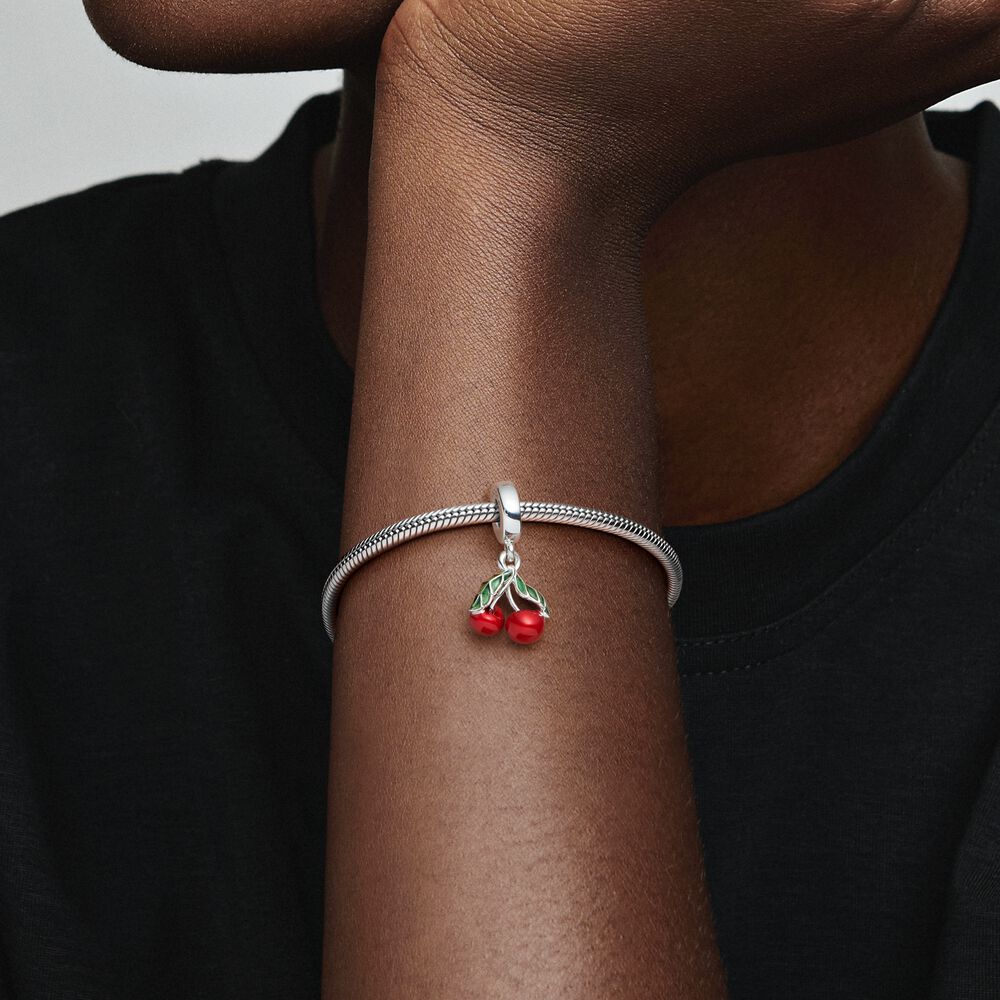 Pandora Charm Pendente Ciliegie in Argento