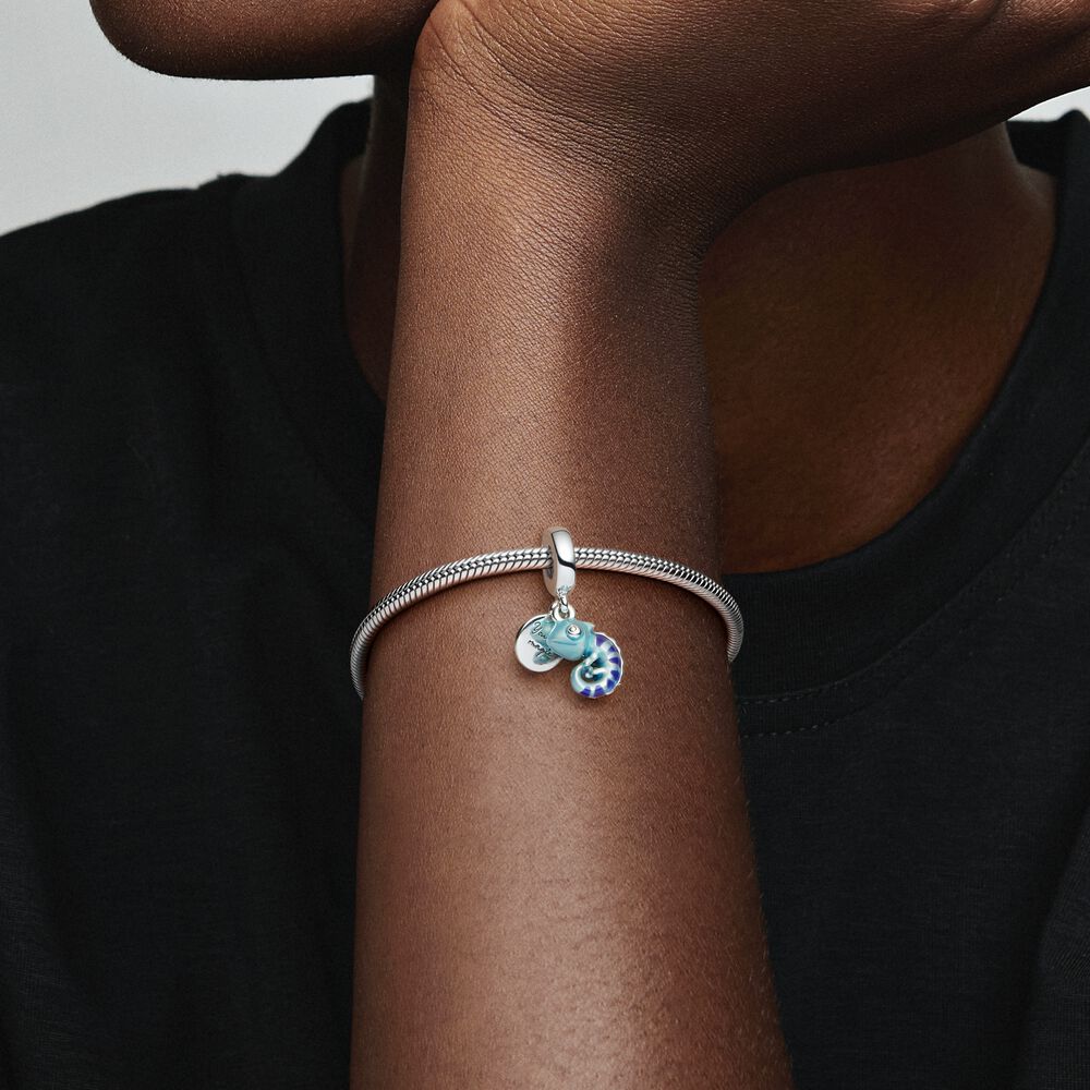 Pandora Charm Pendente Camaleonte in Argento