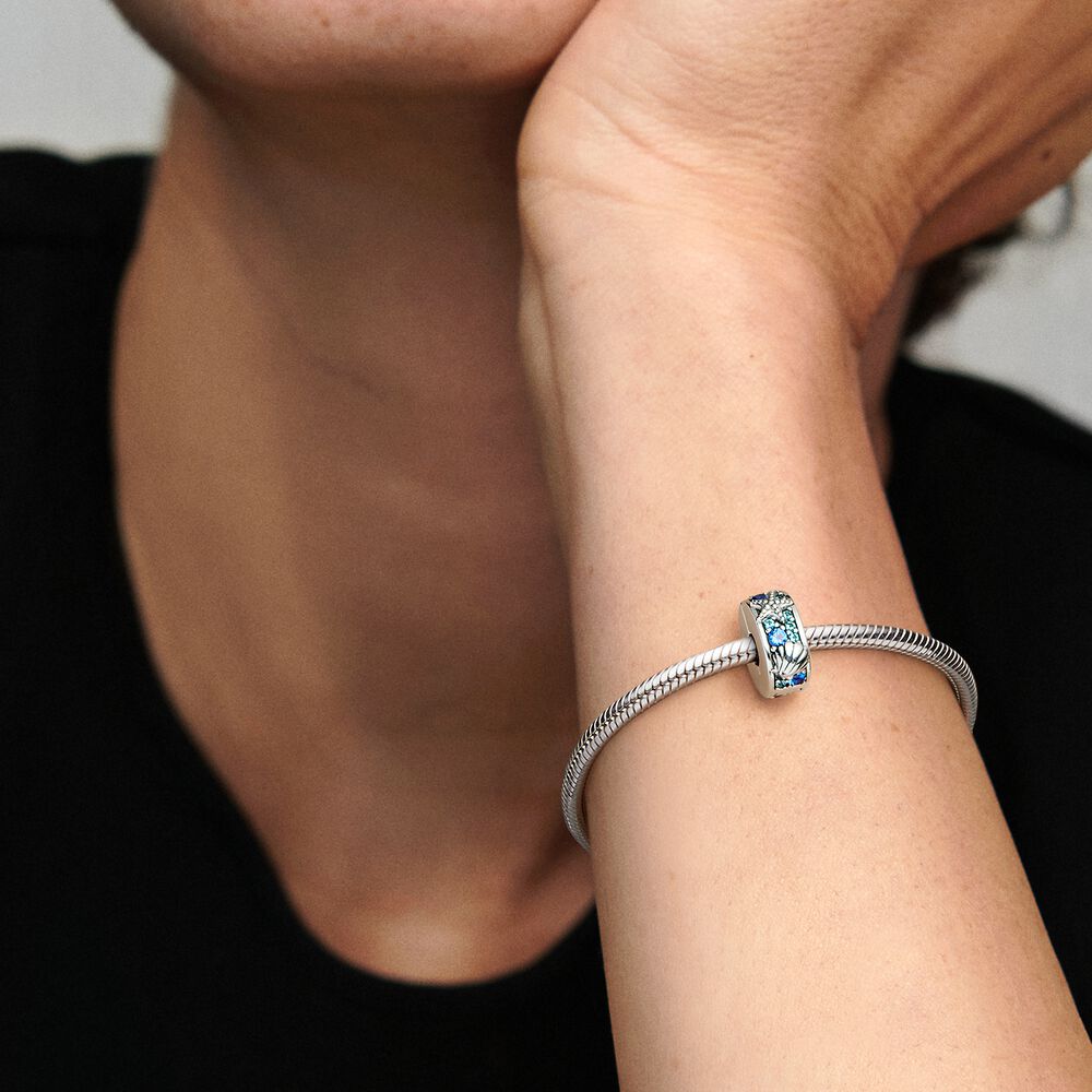 Pandora Clip Stelle Marine e Conchiglie Tropicali in Argento