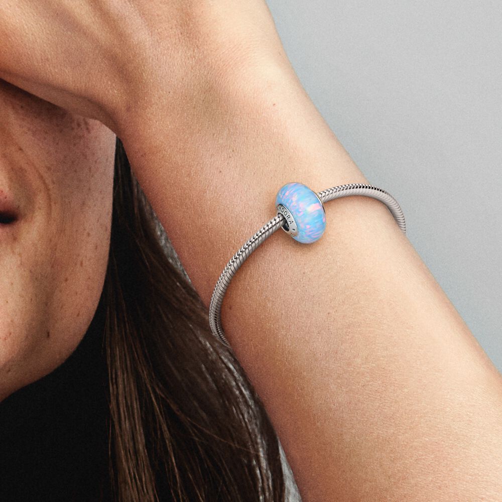 Pandora Charm Opale Oceano Blu in Argento