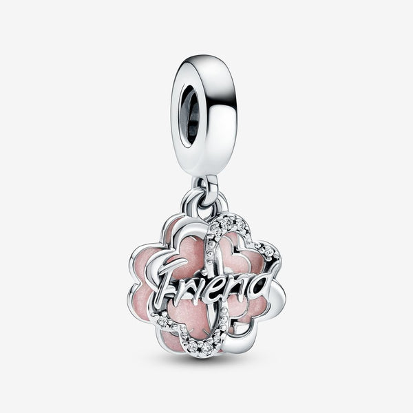 Pandora Charm Pendente Quadrifoglio dell'Amicizia