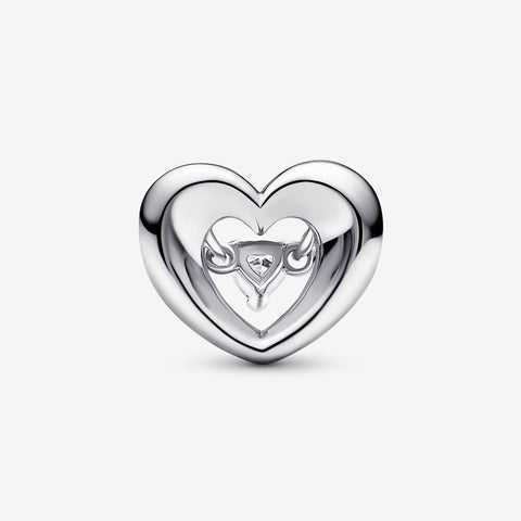 Pandora Charm Cuore Splendente con Pietra