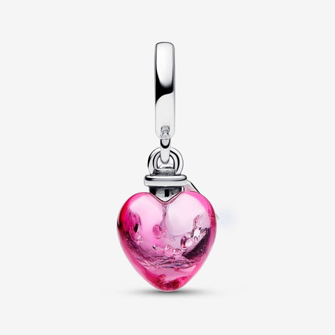 Pandora Charm Pendente Pozione Amore in Vetro di Murano