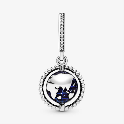 Pandora Charm pendente Globo girevole