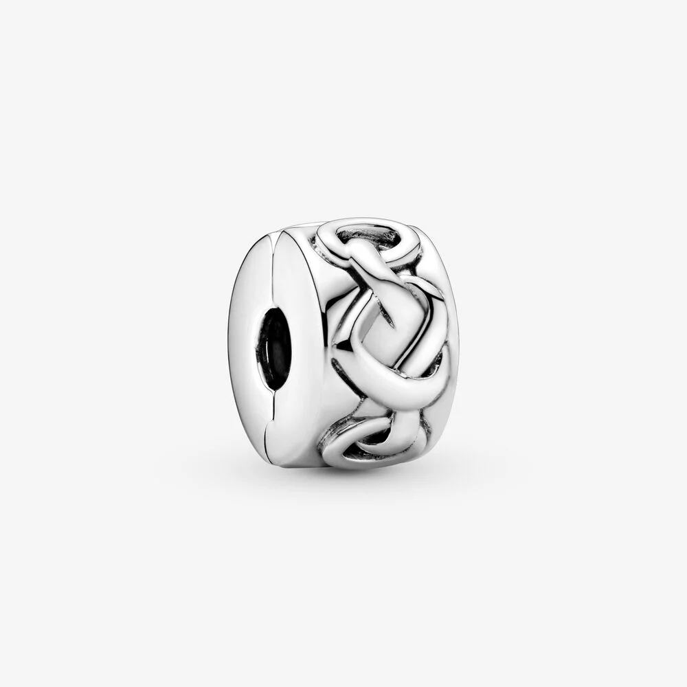 Pandora Clip Cuori intrecciati