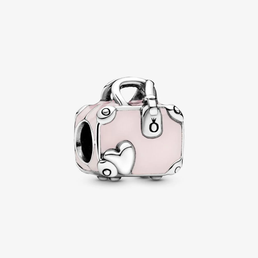 Pandora Charm Valigia rosa