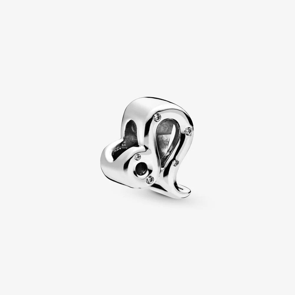 Pandora Charm dello zodiaco Leone scintillante