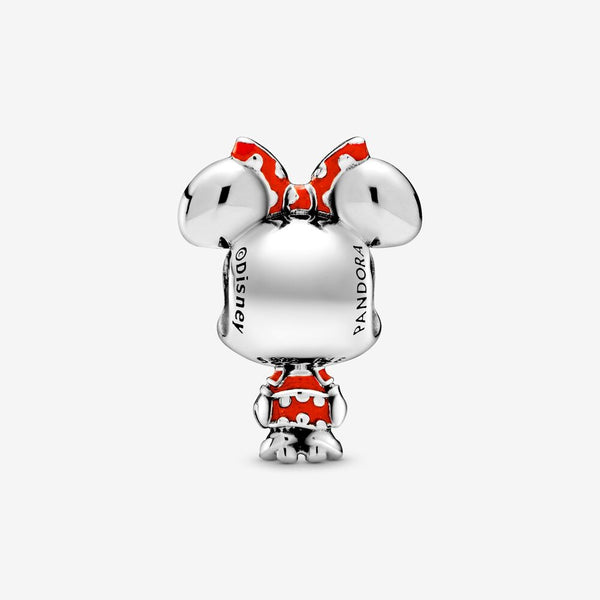 Pandora Disney, Charm Minnie con abito e fiocco a pois