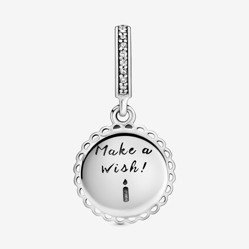 Pandora charm pendente Torta di compleanno rosa