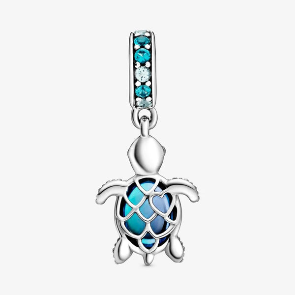 Pandora Charm pendente Tartaruga di mare in vetro di Murano